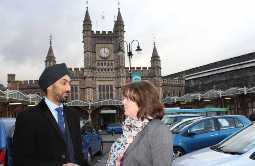 Claire meets with Green Capital board member to discuss transport issues.